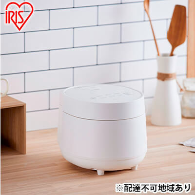 アイリスオーヤマ ジャー炊飯器 RC-MGA30-W ／3合炊き イメージ