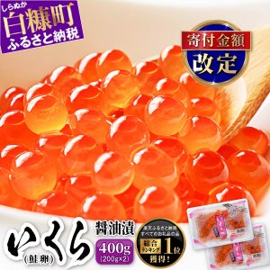 【1位】高評価★4.72 いくら醤油漬け(鮭卵) 200g×2