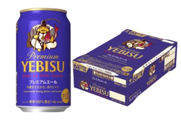 ヱビス プレミアムエール・350ml×1ケース(24缶)（サッポロビール）