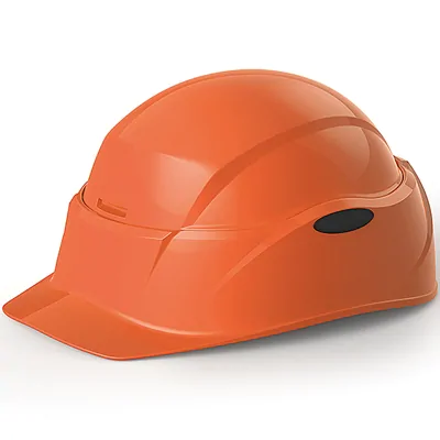【防災用】回転式折りたたみヘルメット Crubo 130 オレンジ色 イメージ