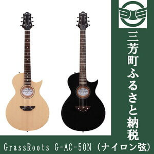 アコースティックギター GrassRoots G-AC-50N(ナイロン弦) NTLS/STBKS イメージ
