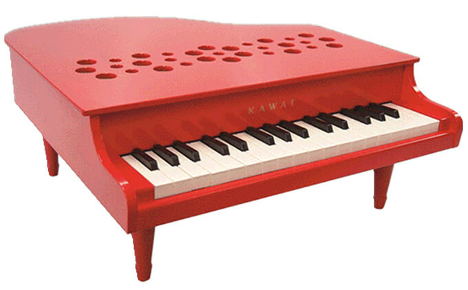 KAWAI ミニグランドピアノP‐32レッド　イメージ