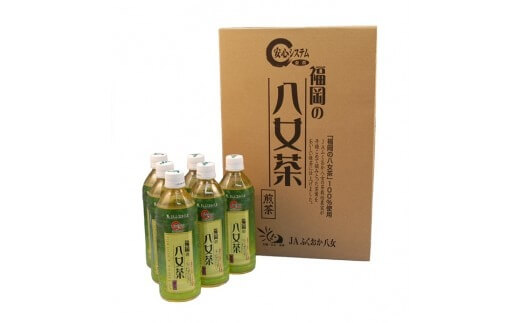 福岡八女茶のペットボトル.緑茶（５００ml×２４本） イメージ