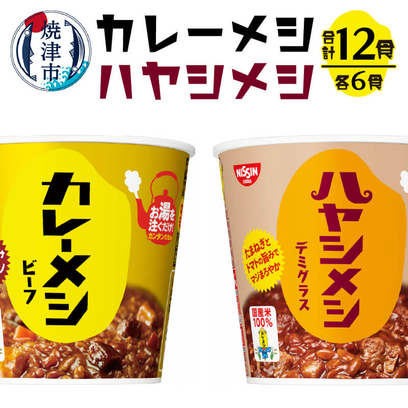 日清カレーメシ・ハヤシメシ 12食セット