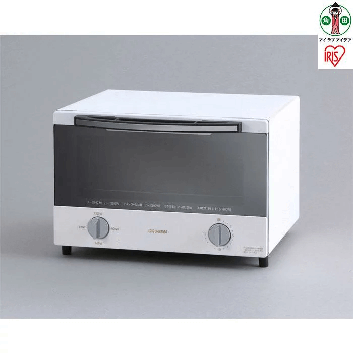 アイリスオーヤマ スチームオーブントースター4枚焼き SOT-012-W ホワイト