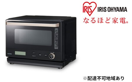 アイリスオーヤマ オーブンレンジ MO-FS2601-B ブラック 26L