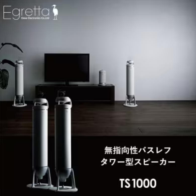 Egretta(エグレッタ)無指向性バスレフ・タワー型スピーカー TS1000 イメージ