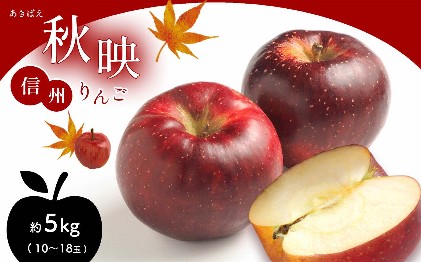 りんご 秋映 5kg (10～18玉)