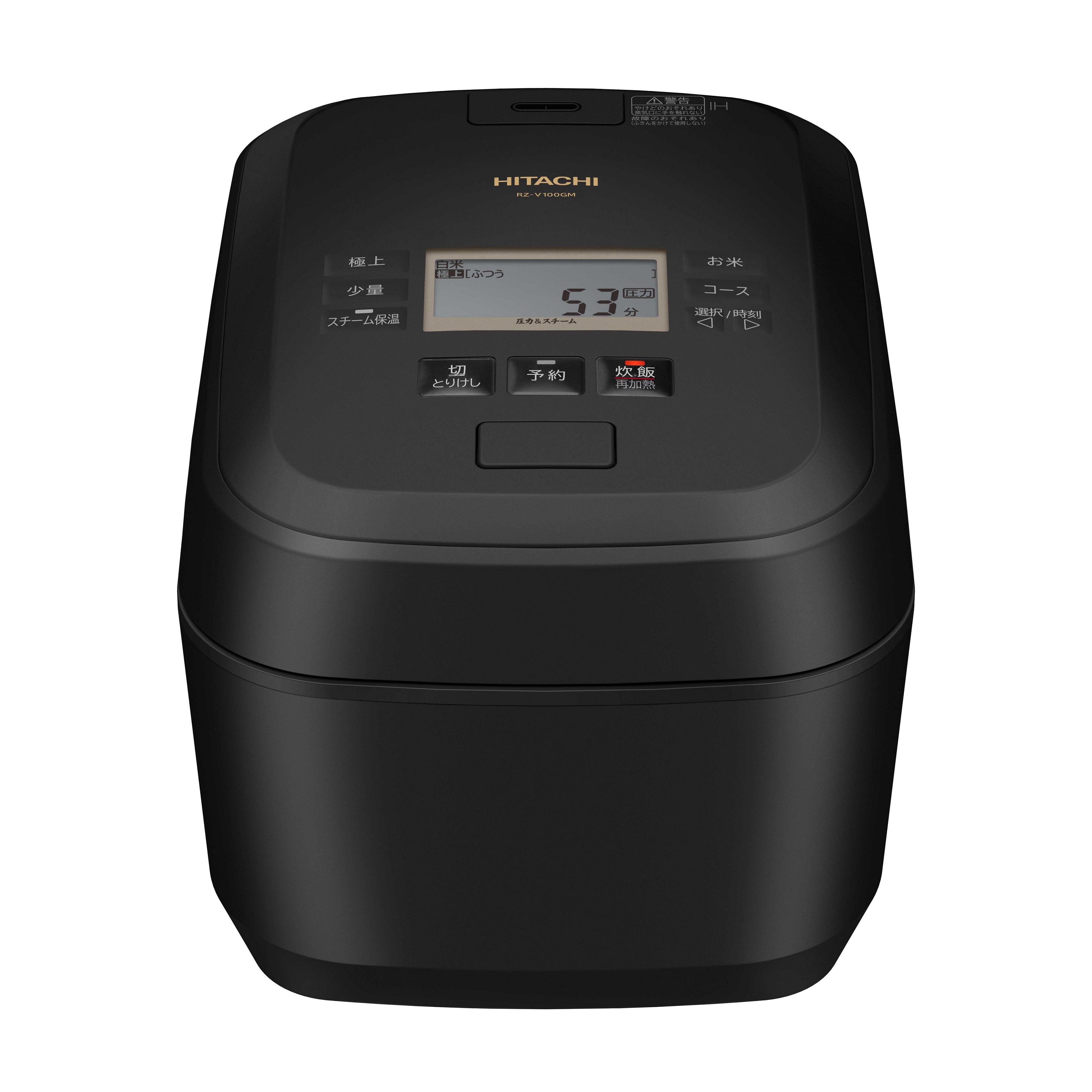 【圧力スチームIH】炊飯器（5.5合用） RZ-V100GM(K) イメージ