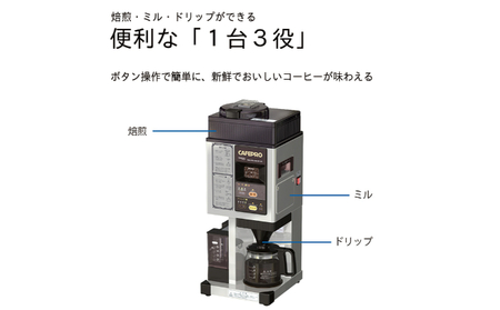 焙煎機能付きコーヒーメーカー　MC-503