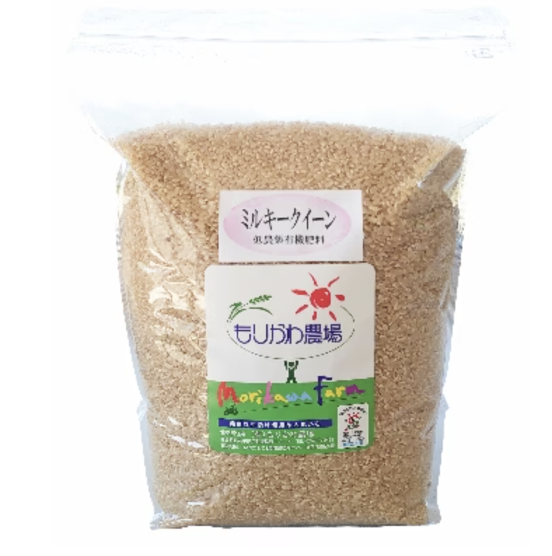 滋賀県産 低農薬栽培ミルキークイーン 玄米3kg 令和5年産