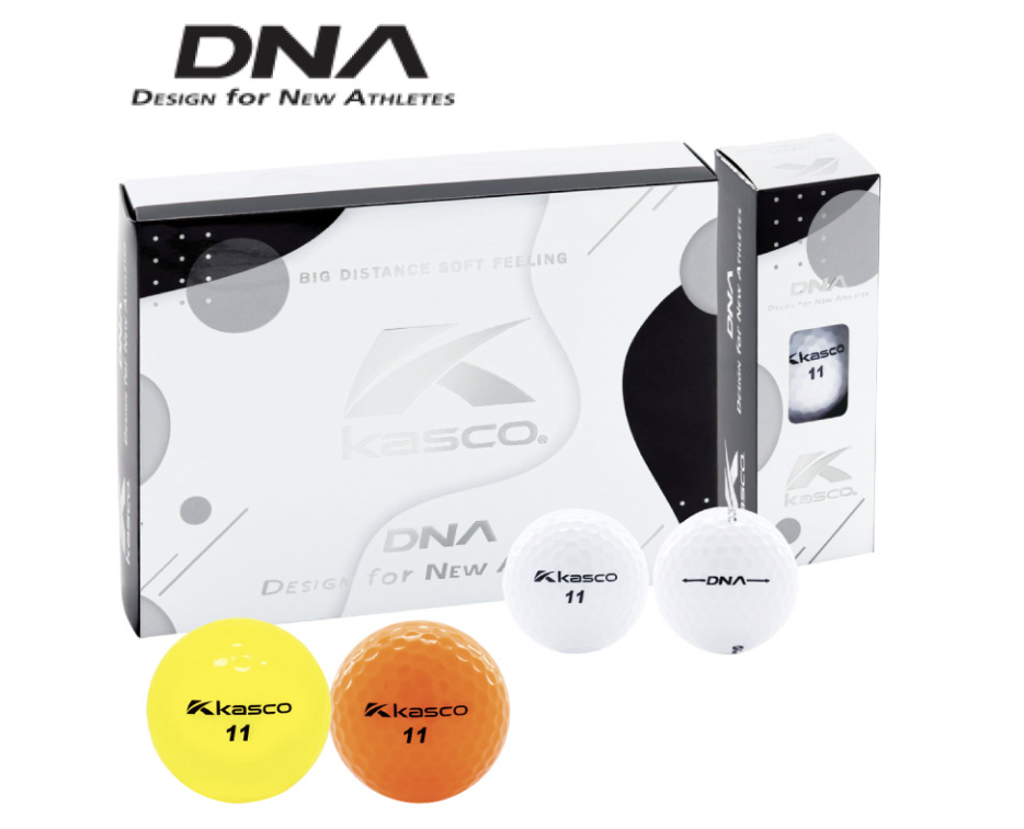 ゴルフボール カラーボール DNA 1ダース 2ピースボール