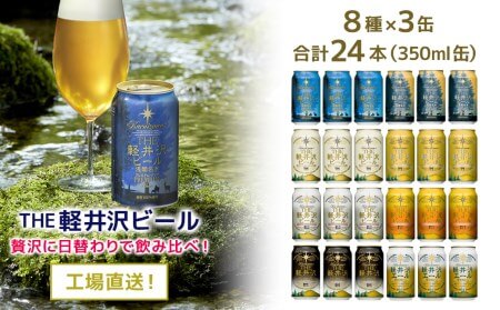 クラフトビール24缶を詰め合わせた THE軽井沢ビール飲み比べセット<br /></noscript>

