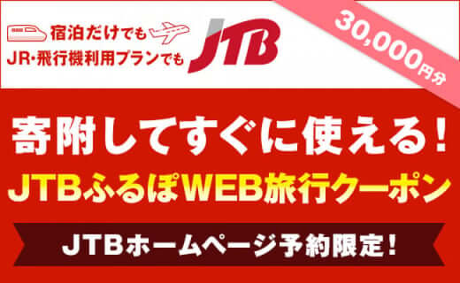 JTBふるぽWEB旅行クーポン 30,000円分 Eメール発行