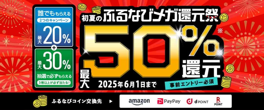新生活応援ふるなびメガ還元祭