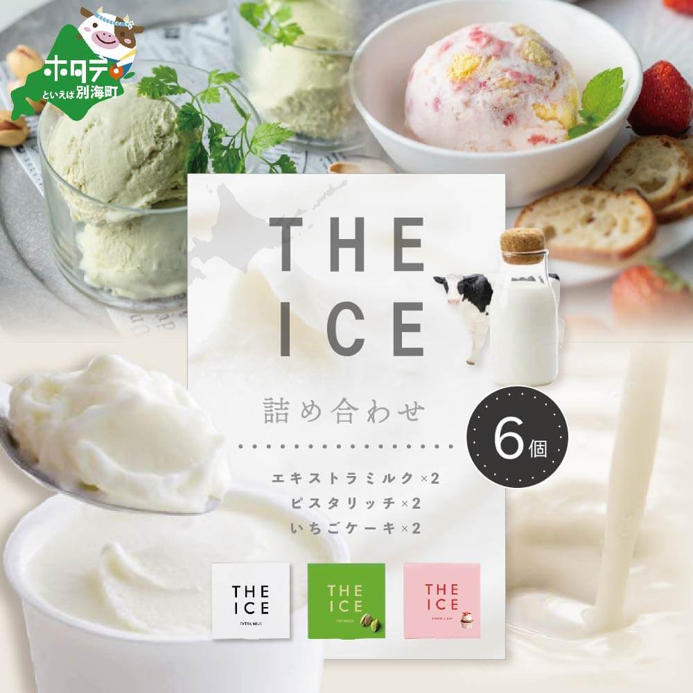 【THE ICE】3種詰合せ6個セット （J FARM AMUSE 株式会社）【be003-1072】