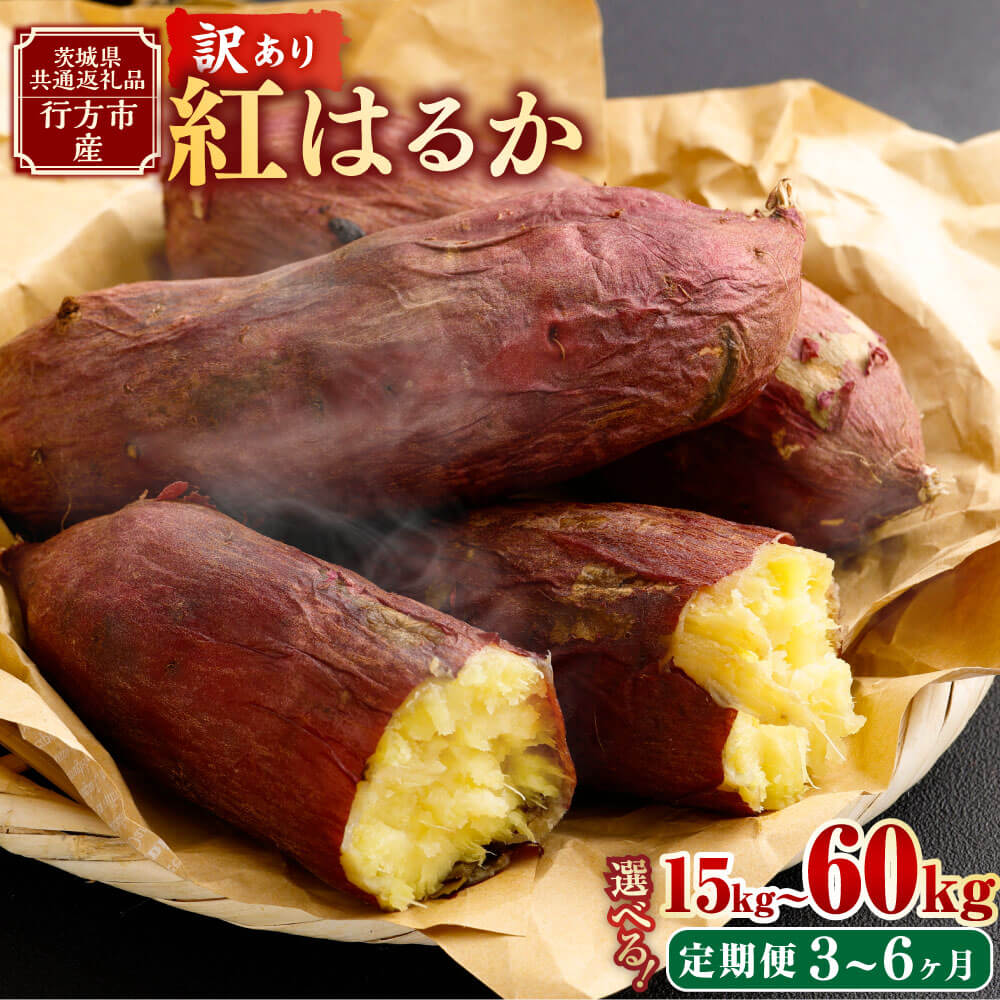 【選べる定期便】“熟成” 茨城県産 さつまいも【紅はるか】訳あり 約5kg または 約10kg 